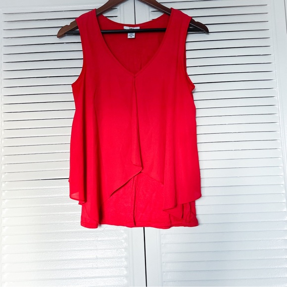 Bar III | Layered Flowy Dressy Tank Top - Picture 1 of 5
